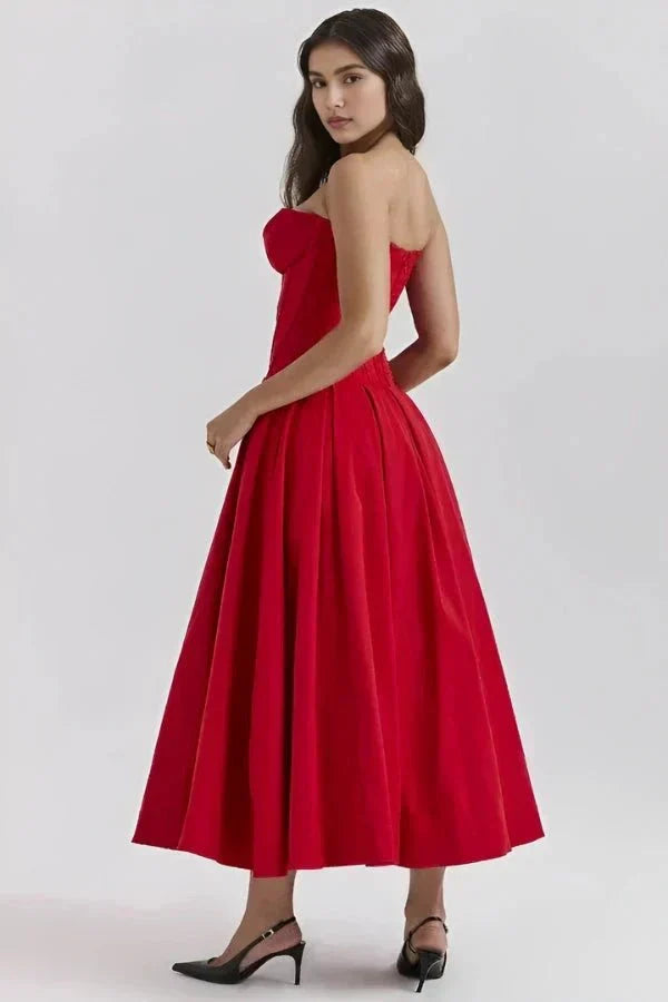 Larissa | Robe Midi Corset Femme pour Occasions Spéciales – Corset Midi Élégant 2026