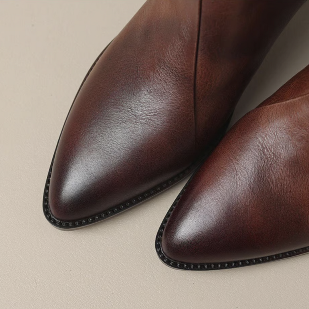 Christina - Bottines pour femmes avec petit talon carré