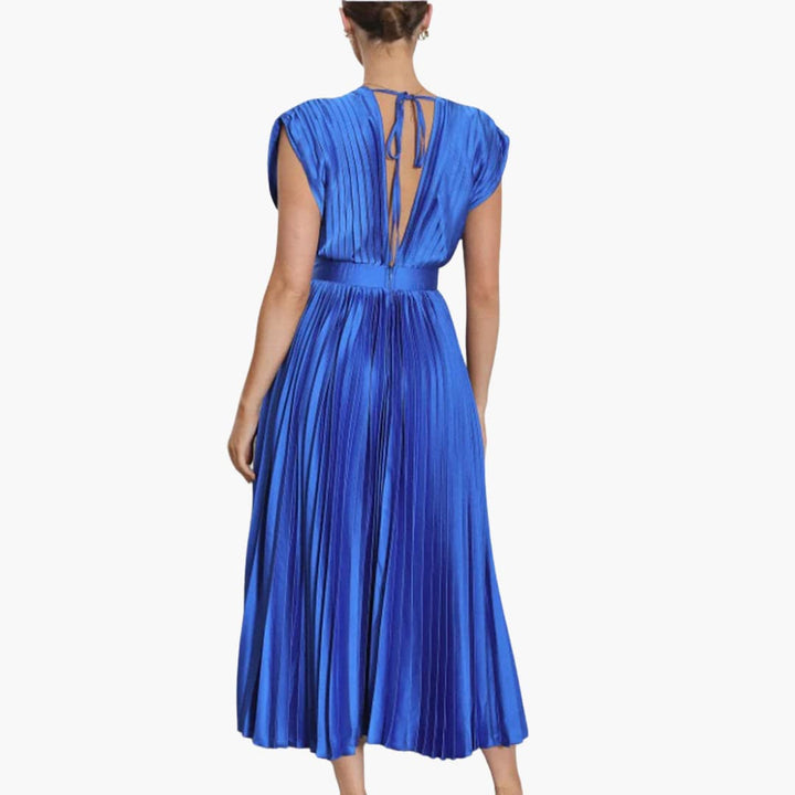 Robe midi élégante avec décolleté en V - Mode de soirée pour femmes Farfetch