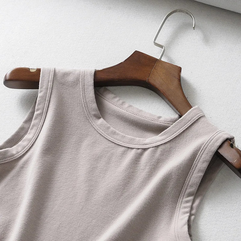 Débardeur Tank Crop Top sans manches