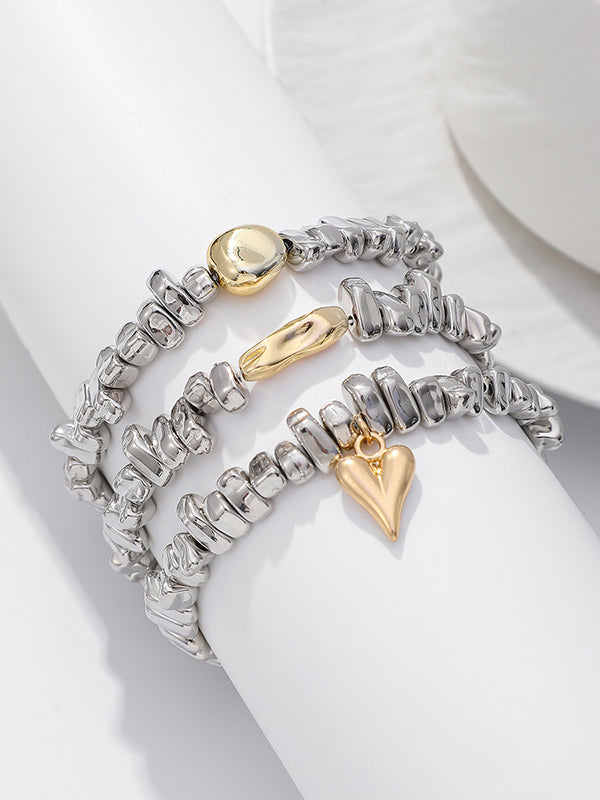 Accessoires de bracelet géométrique 3 pièces