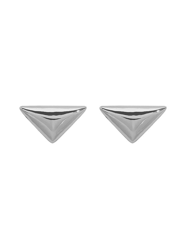 Boucles d'oreilles géométriques couleur unie