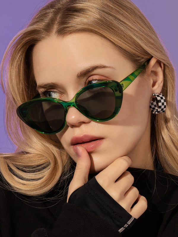 Lunettes de soleil géométriques anti-UV