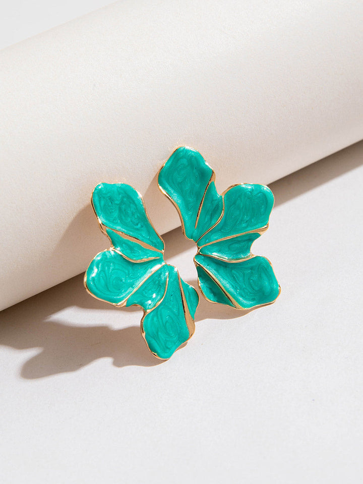 Boucles d'oreilles en forme de fleur