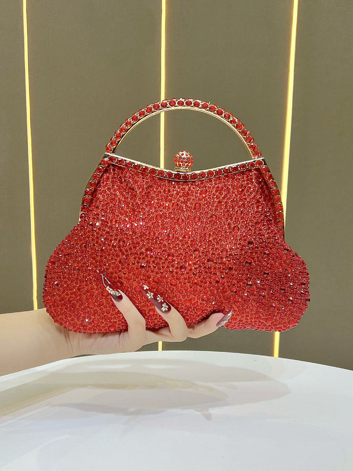 Sac à main à chaîne, à strass