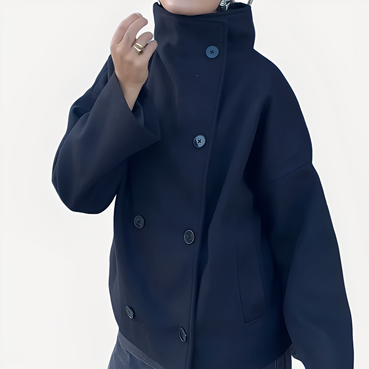 Carolyn - Manteau élégant pour femmes avec fermeture simple