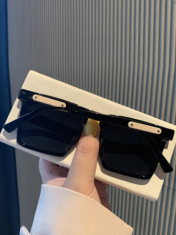 Lunettes de soleil géométriques anti-UV