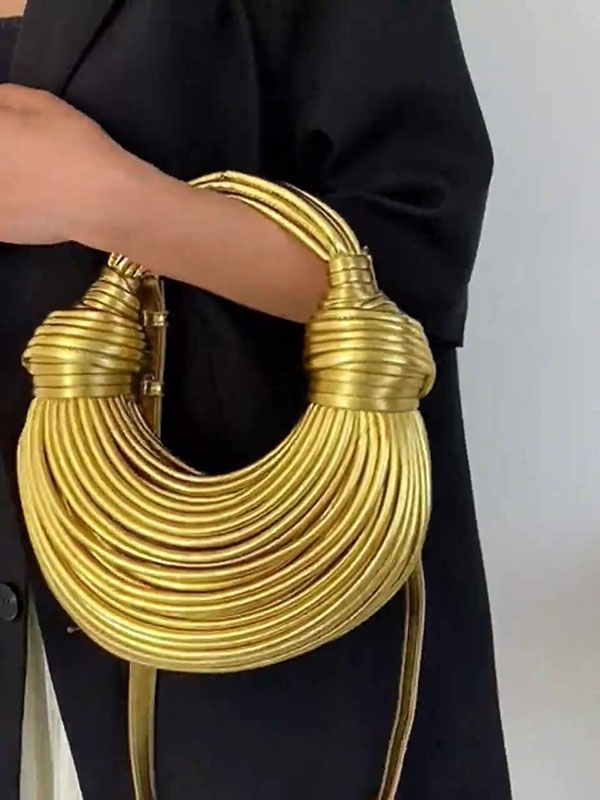 Sac à main géométrique à fermeture éclair