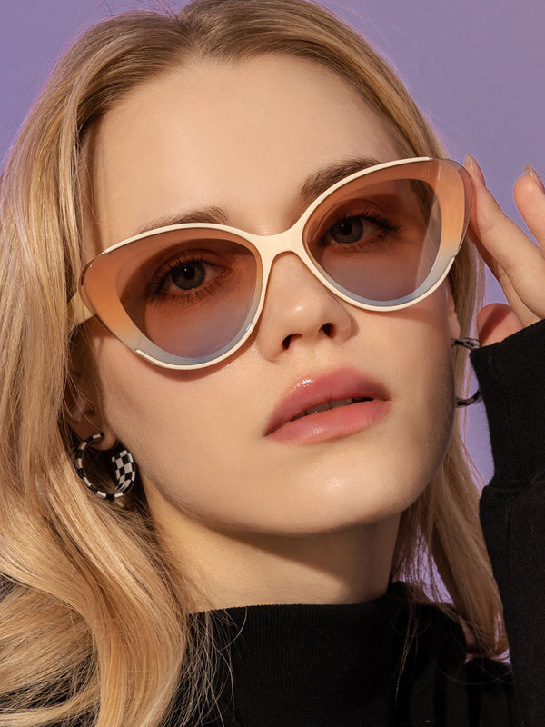 Lunettes de soleil géométriques anti-UV
