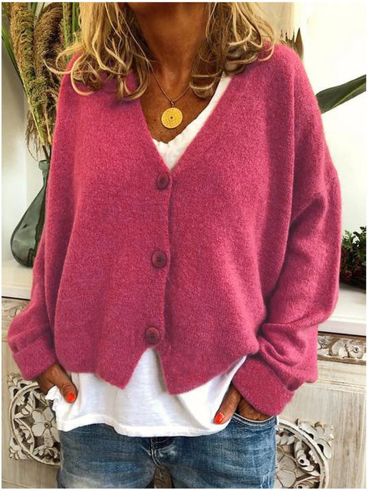 Gilet pour femmes, Tricot épais et coupe décontractée - Elvarine