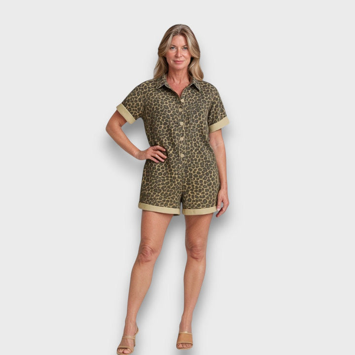 Nonette – Combinaison chemise au caractère estival
