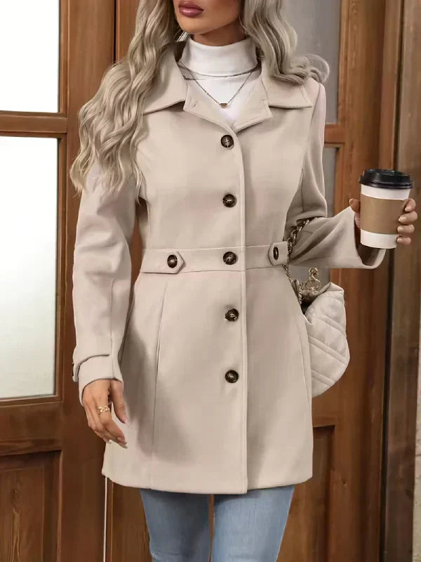 Hanna | Manteau d'hiver en tweed élégant pour femmes moderne