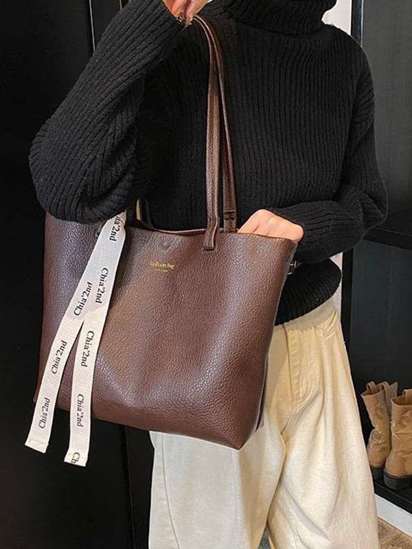 Sac fourre-tout Normcore de couleur unie