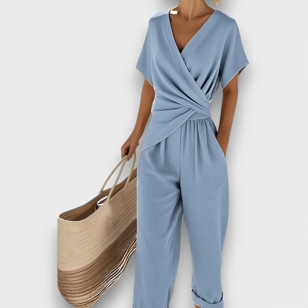 Celira – Ensemble 2 pièces style combi avec effet cache-cœur