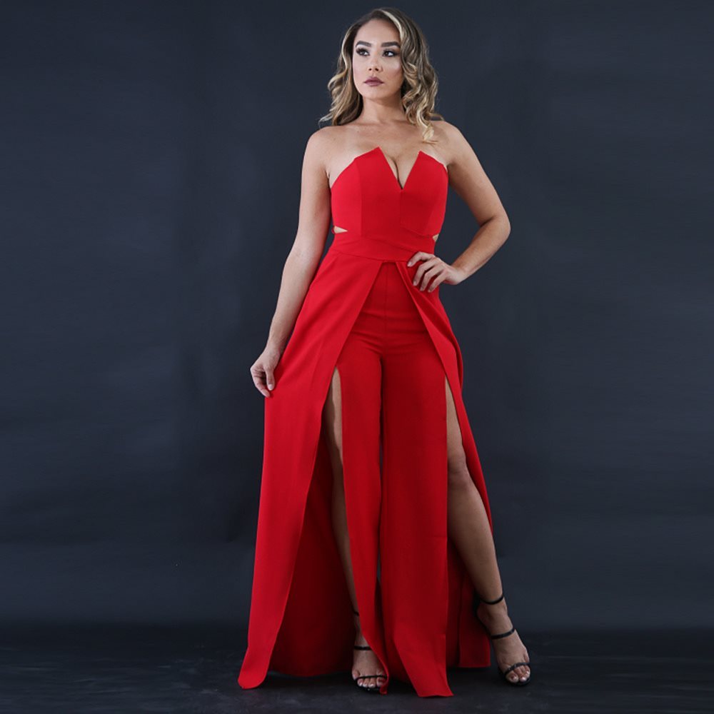Valentina - Combinaison de mariage avec fente
