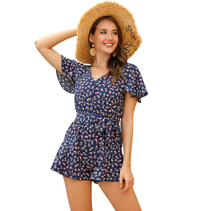Lizzy - Combinaison avec motif de fleurs d'été