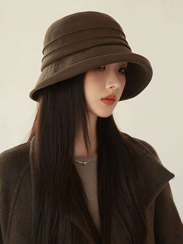 Chapeau chaud couleur unie