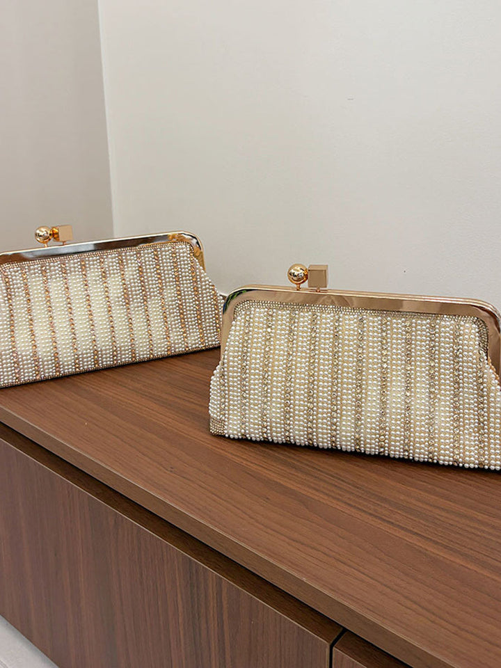 Sac à main géométrique couleur unie