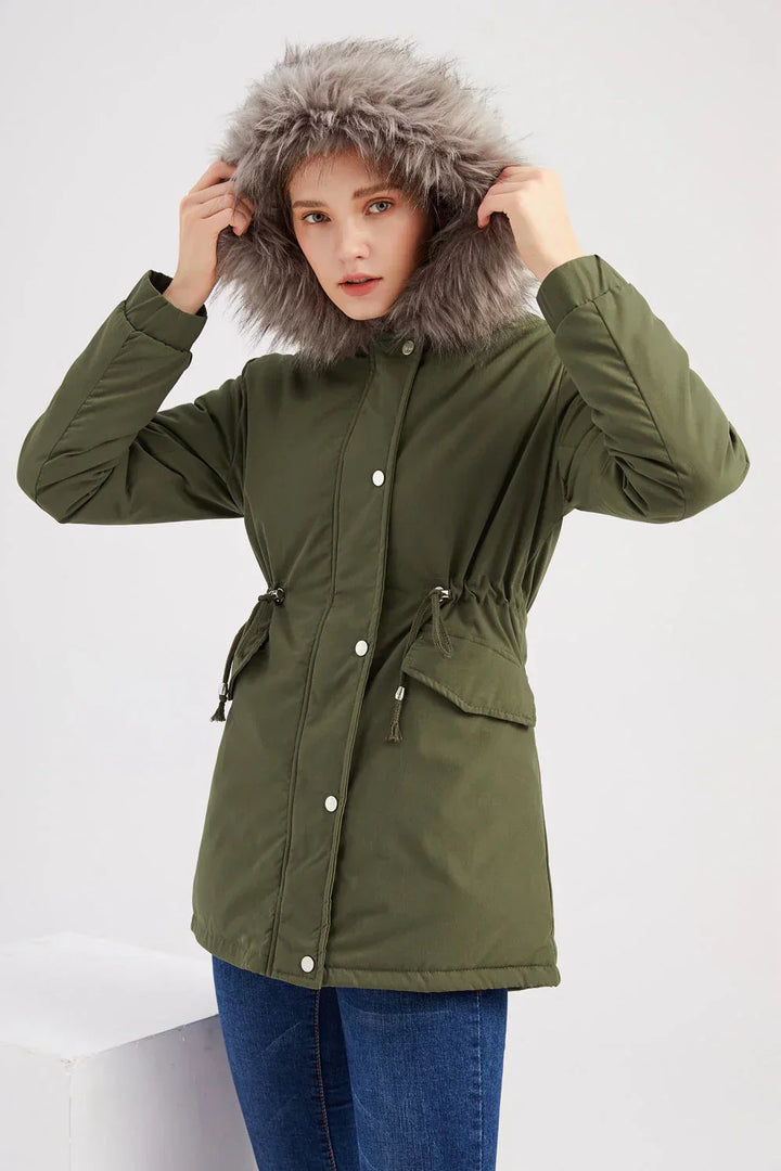 Parka confortable, élégante et imperméable pour femmes