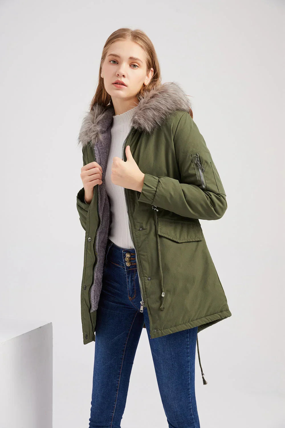 Parka confortable, élégante et imperméable pour femmes