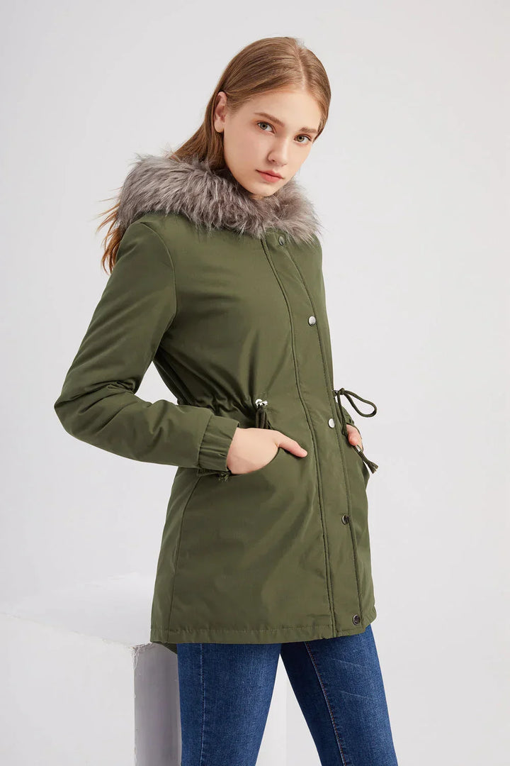 Parka confortable, élégante et imperméable pour femmes