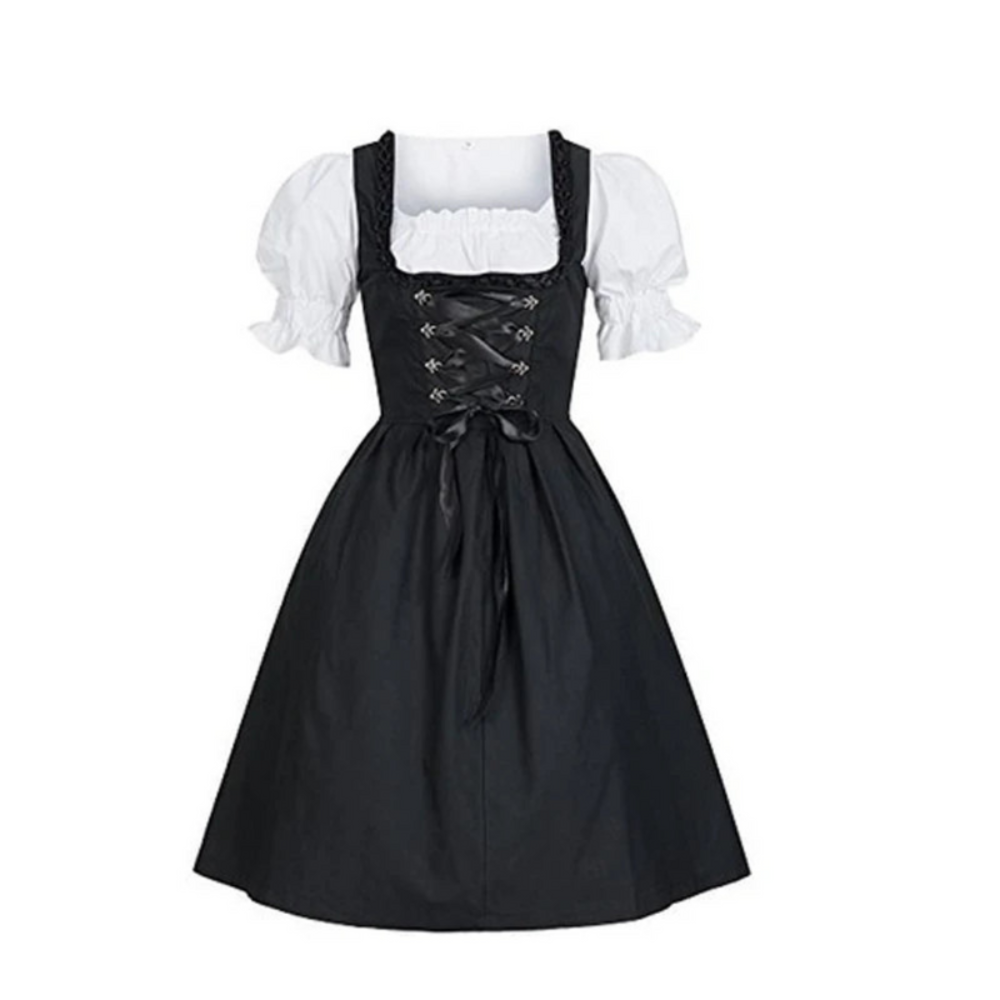 Robe Dirndl pour femmes avec design moderne | Robe traditionnelle festive en longueur midi