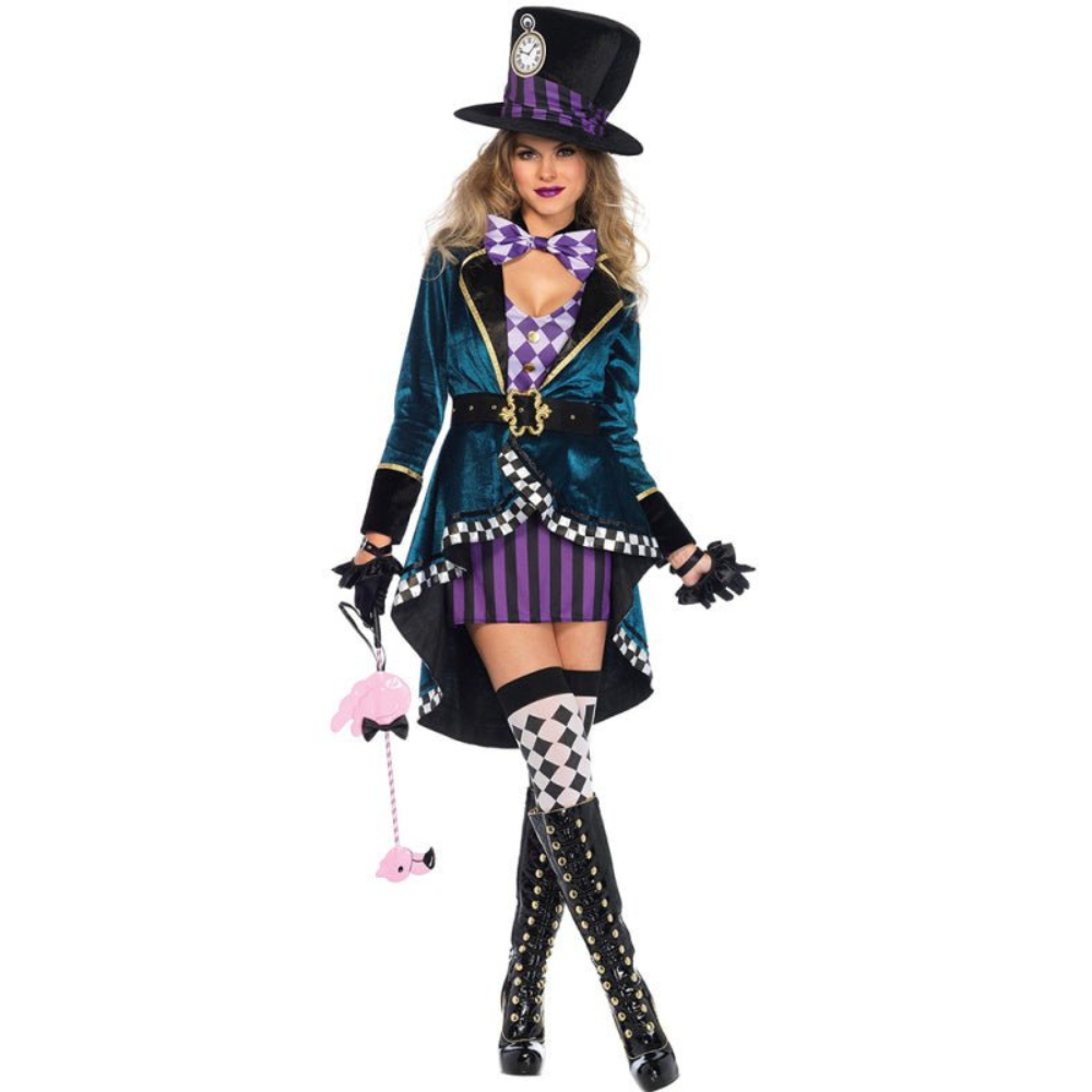 Costume d'Halloween Femme Cirque | Ensemble Veste avec Mini Jupe