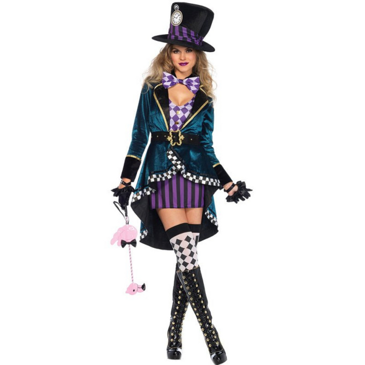 Costume d'Halloween Femme Cirque | Ensemble Veste avec Mini Jupe