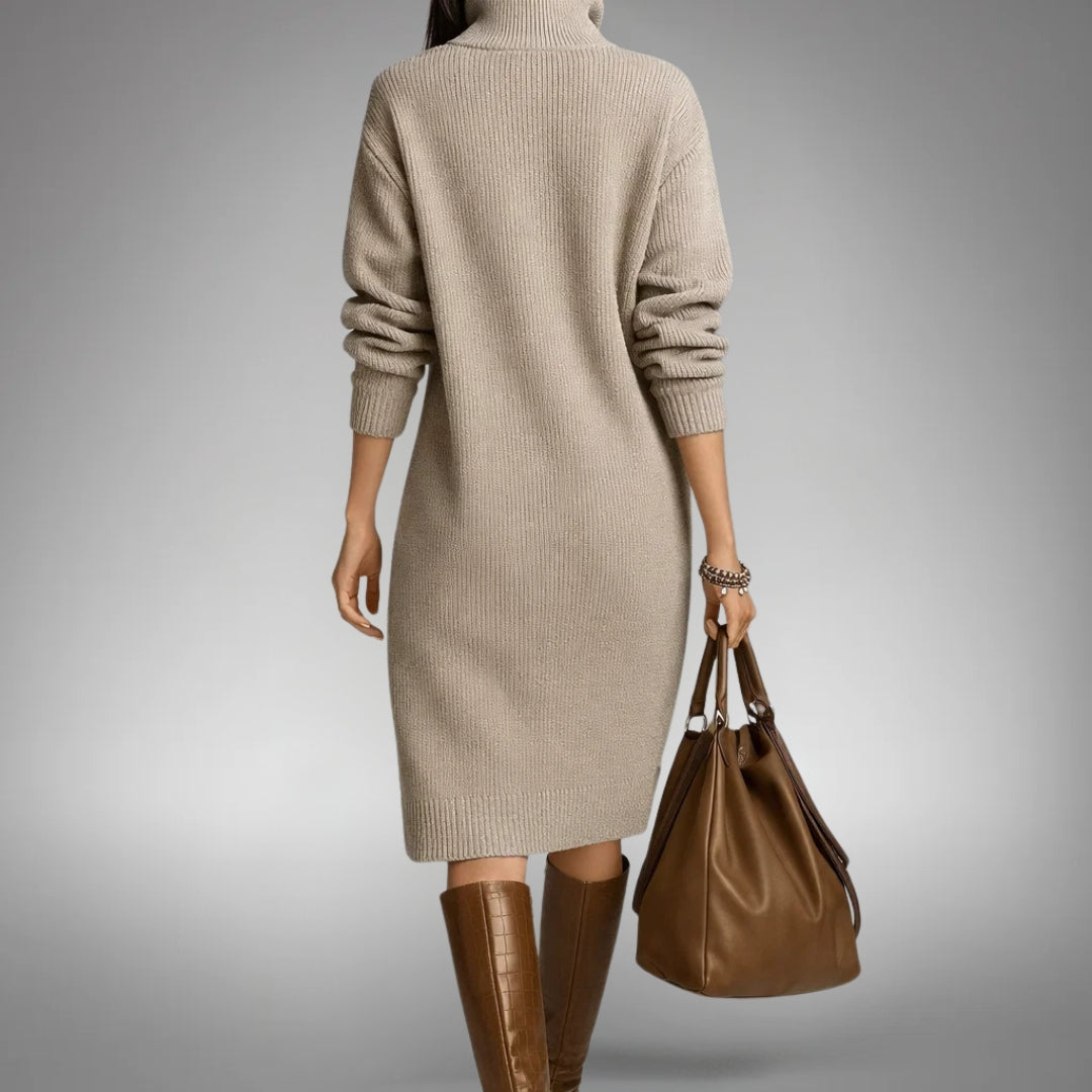 Tabea | Robe en tricot douce avec une touche féminine
