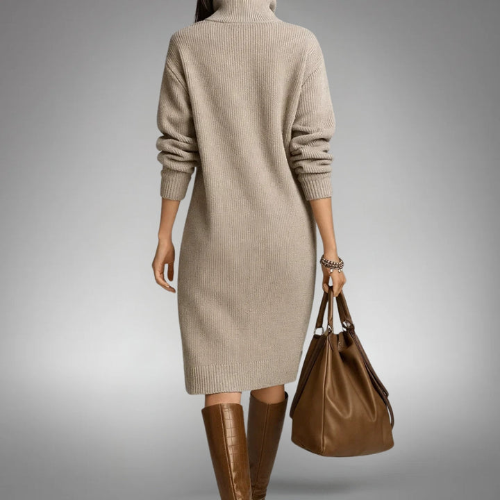 Tabea | Robe en tricot douce avec une touche féminine