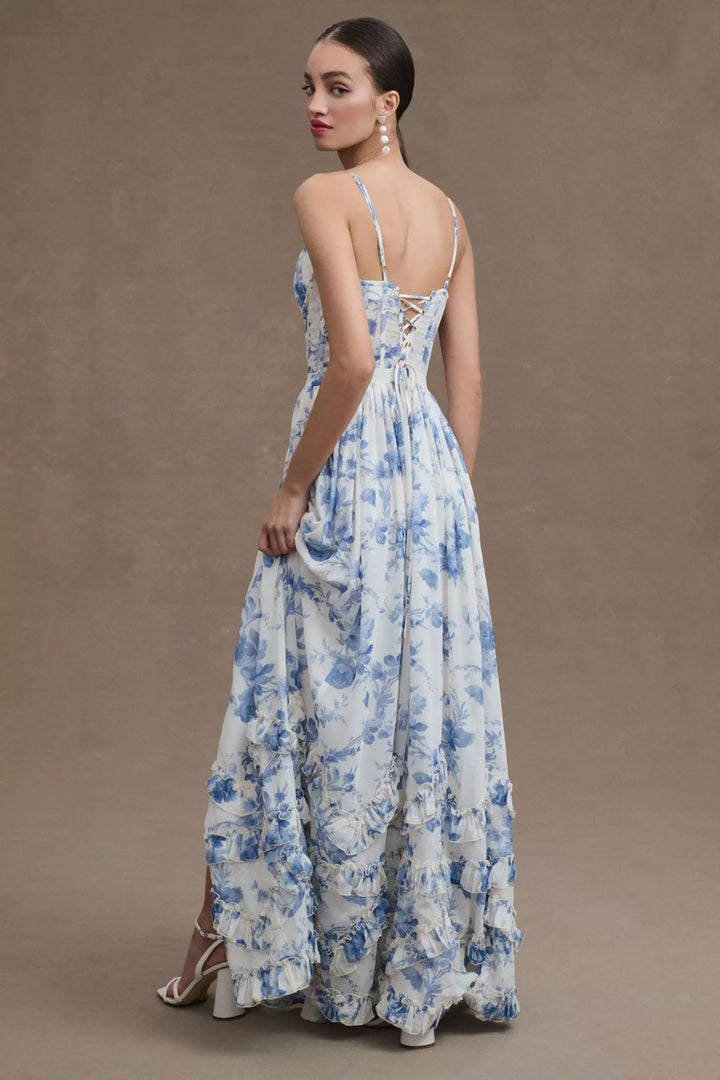 Robe maxi à fleurs Colette
