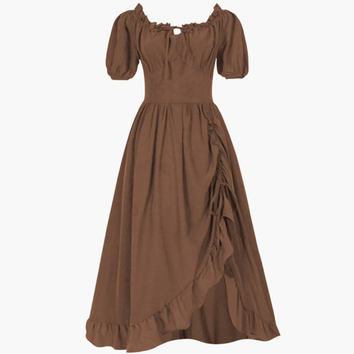 Robe Dirndl Oktoberfest 2025 avec volants pour femmes