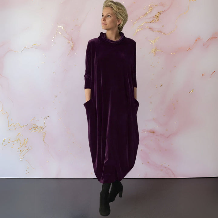 Anja™ | Robe maxi élégante en velours