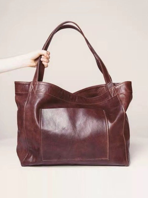 Sac à main géométrique à empiècements