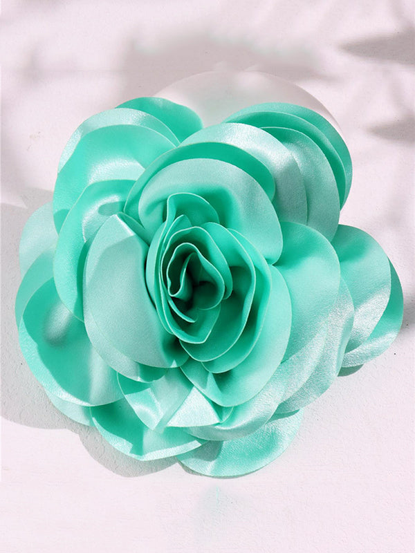 Broche à fleurs en 3D