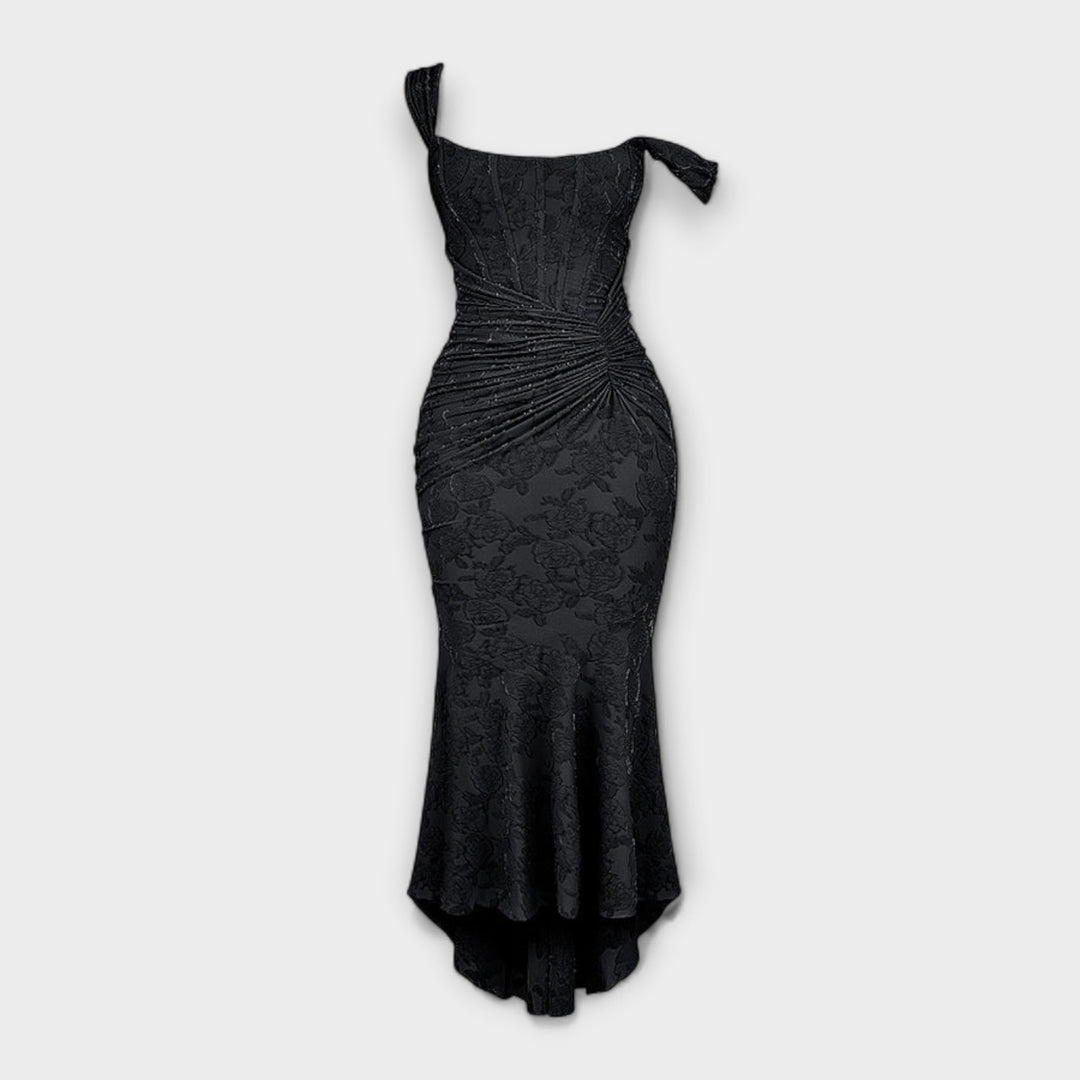 Renske - Robe maxi élégante avec corset artistique