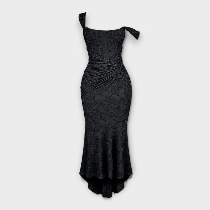 Renske - Robe maxi élégante avec corset artistique