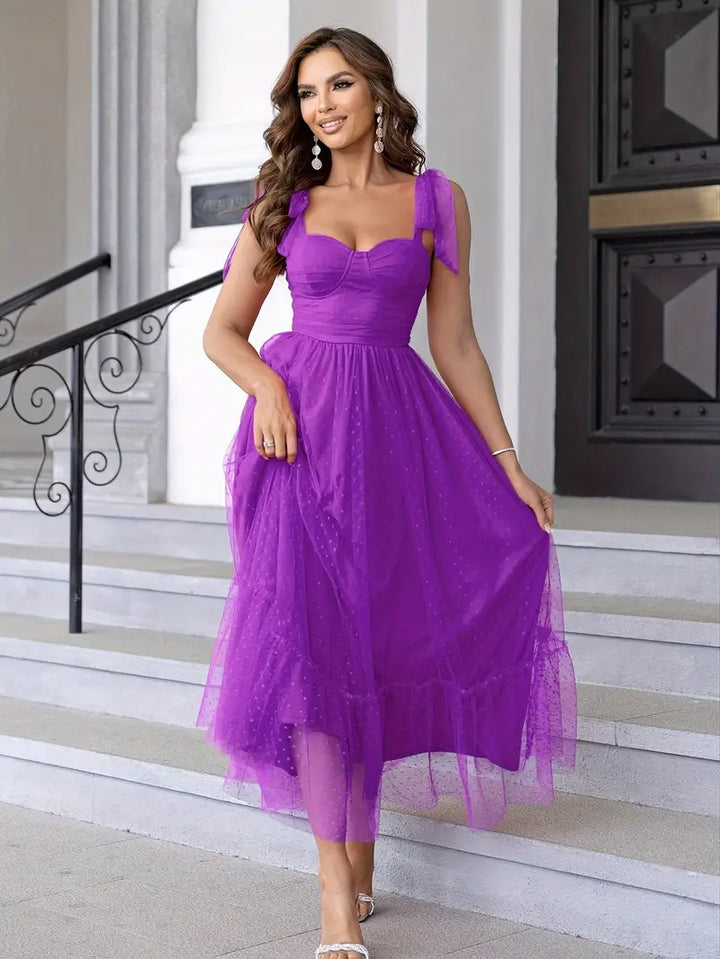 Carmen - Robe de soirée en mesh élégante