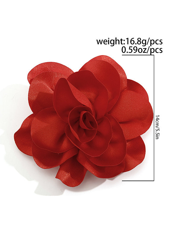 Broche à fleurs en 3D