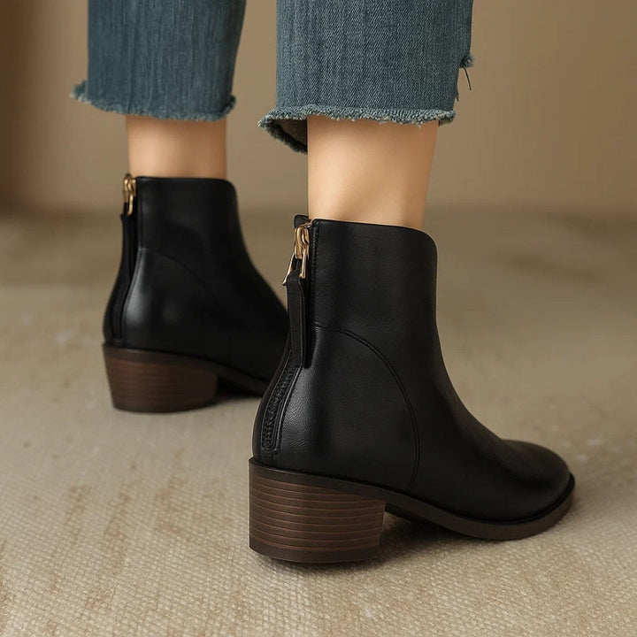 Christina - Bottines pour femmes avec petit talon carré