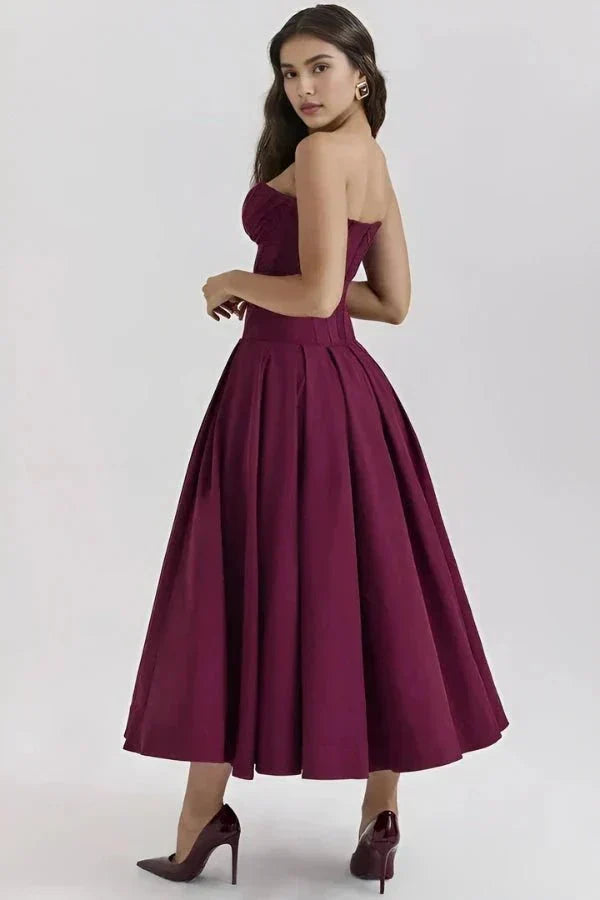 Larissa | Robe Midi Corset Femme pour Occasions Spéciales – Corset Midi Élégant 2026