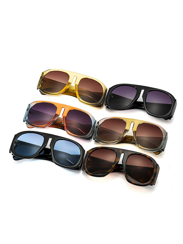 Lunettes de soleil géométriques anti-UV