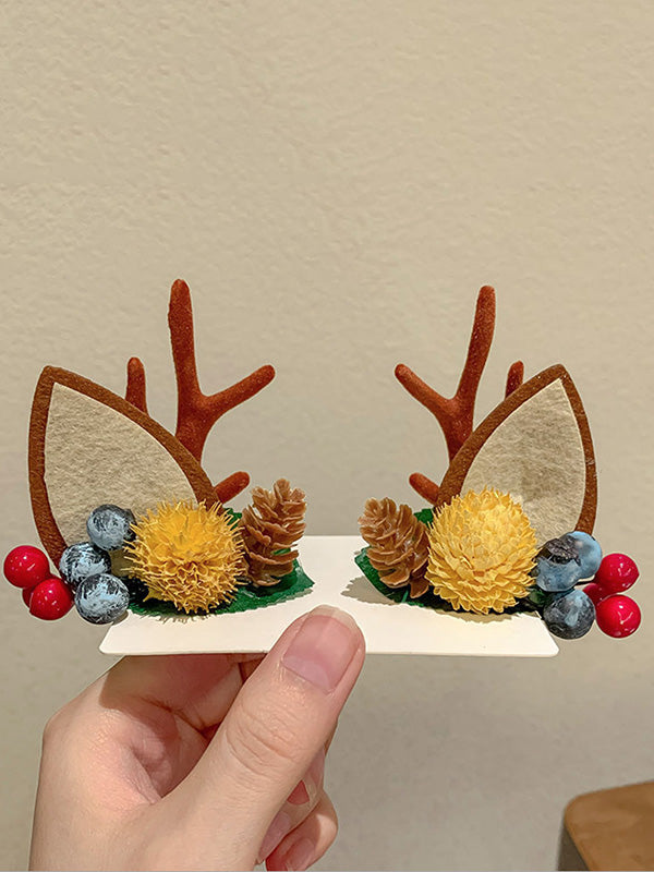 Couvre-chef d'élan fait à la main de Noël 10 couleurs