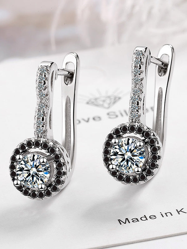 Boucles d'oreilles à strass