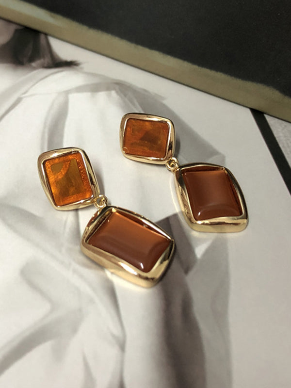 Boucles d'oreilles géométriques