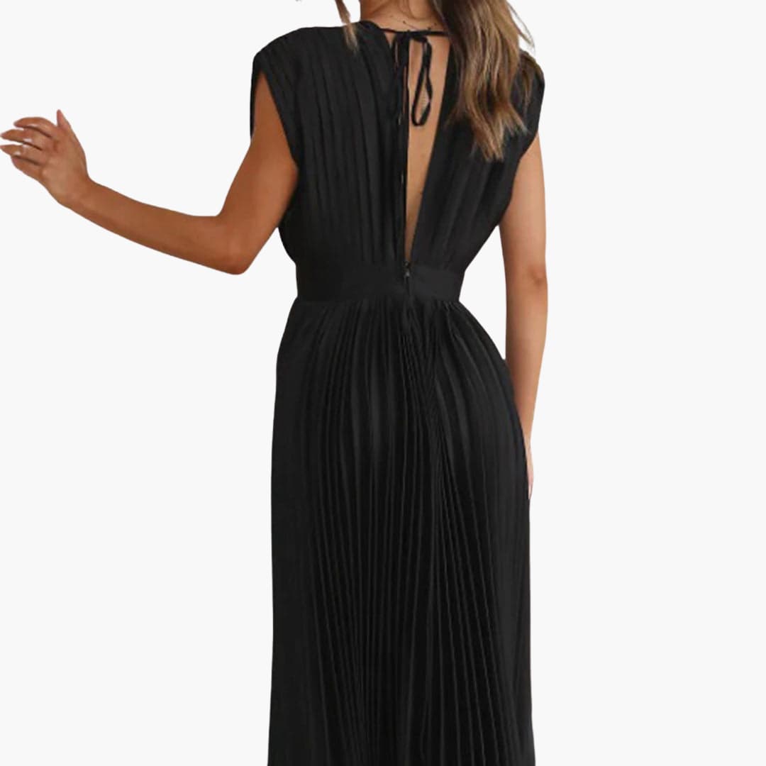 Robe midi élégante avec décolleté en V - Mode de soirée pour femmes Farfetch