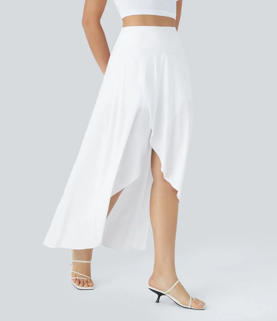 Jupe maxi Natalia avec fente - Élégance stylée et confort.