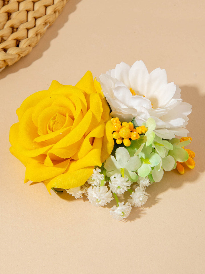 Pinces à cheveux à fleurs en 3D