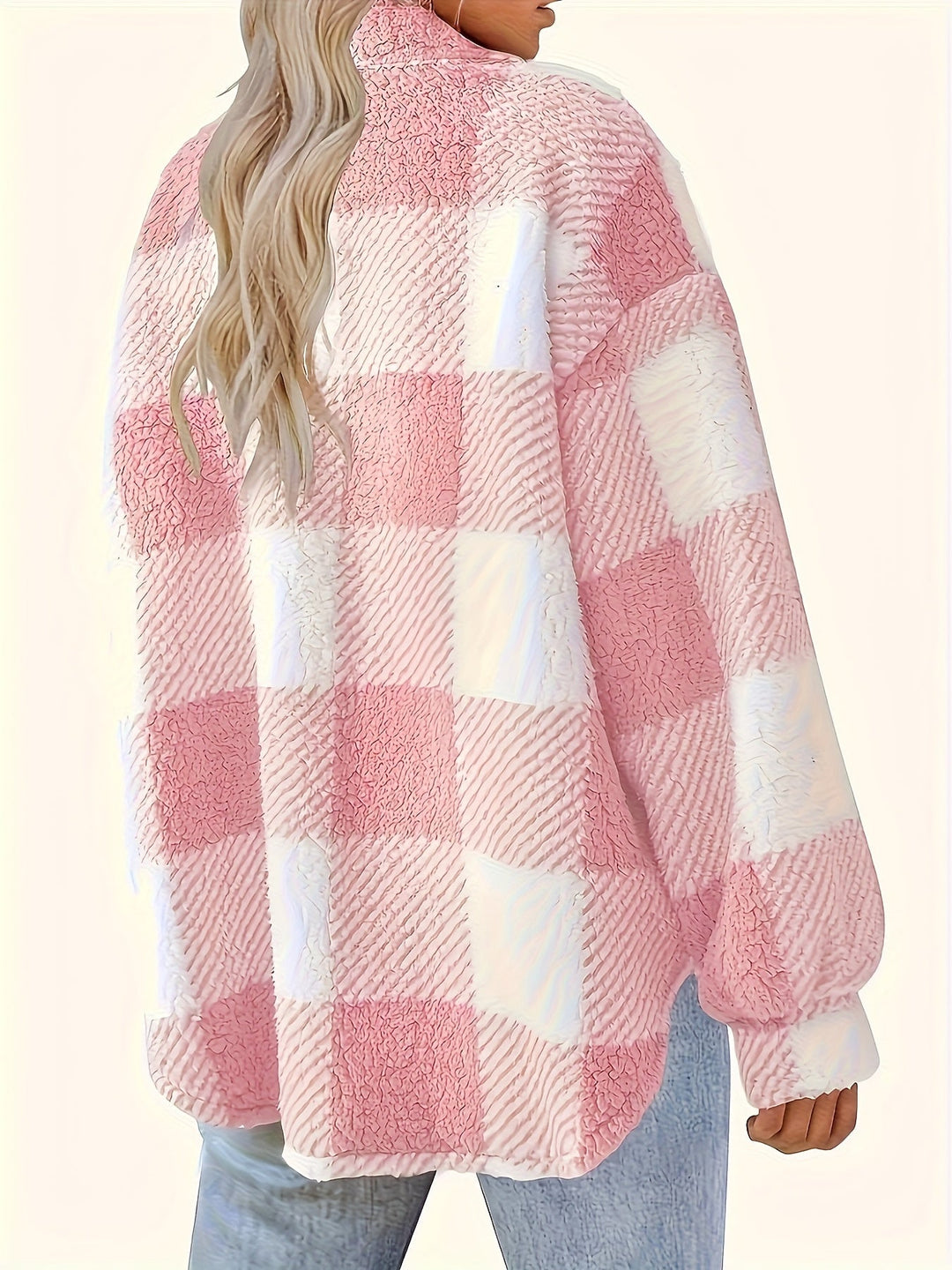 Laura | Manteau d'hiver en teddy pour femmes élégant et chaud