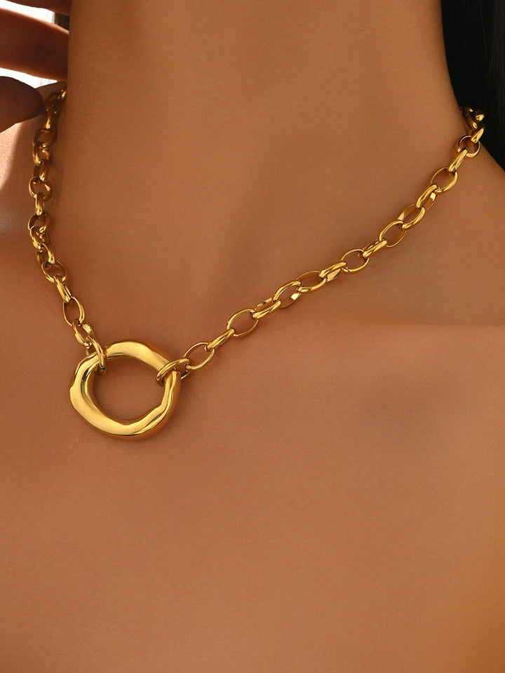 Collier géométrique à chaîne